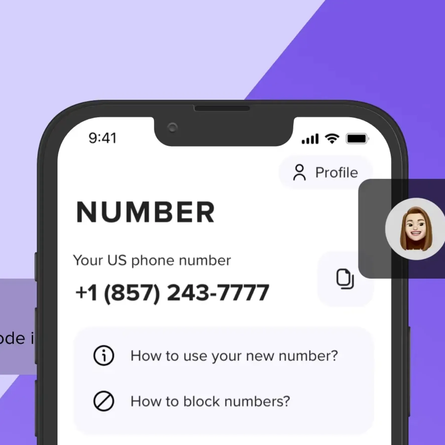 What is a virtual number?