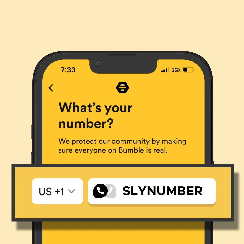 Can you use a second phone number for Bumble?